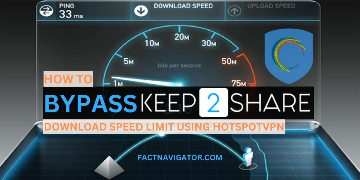 how to bypass keep2share download speed limit using hotspotvpn